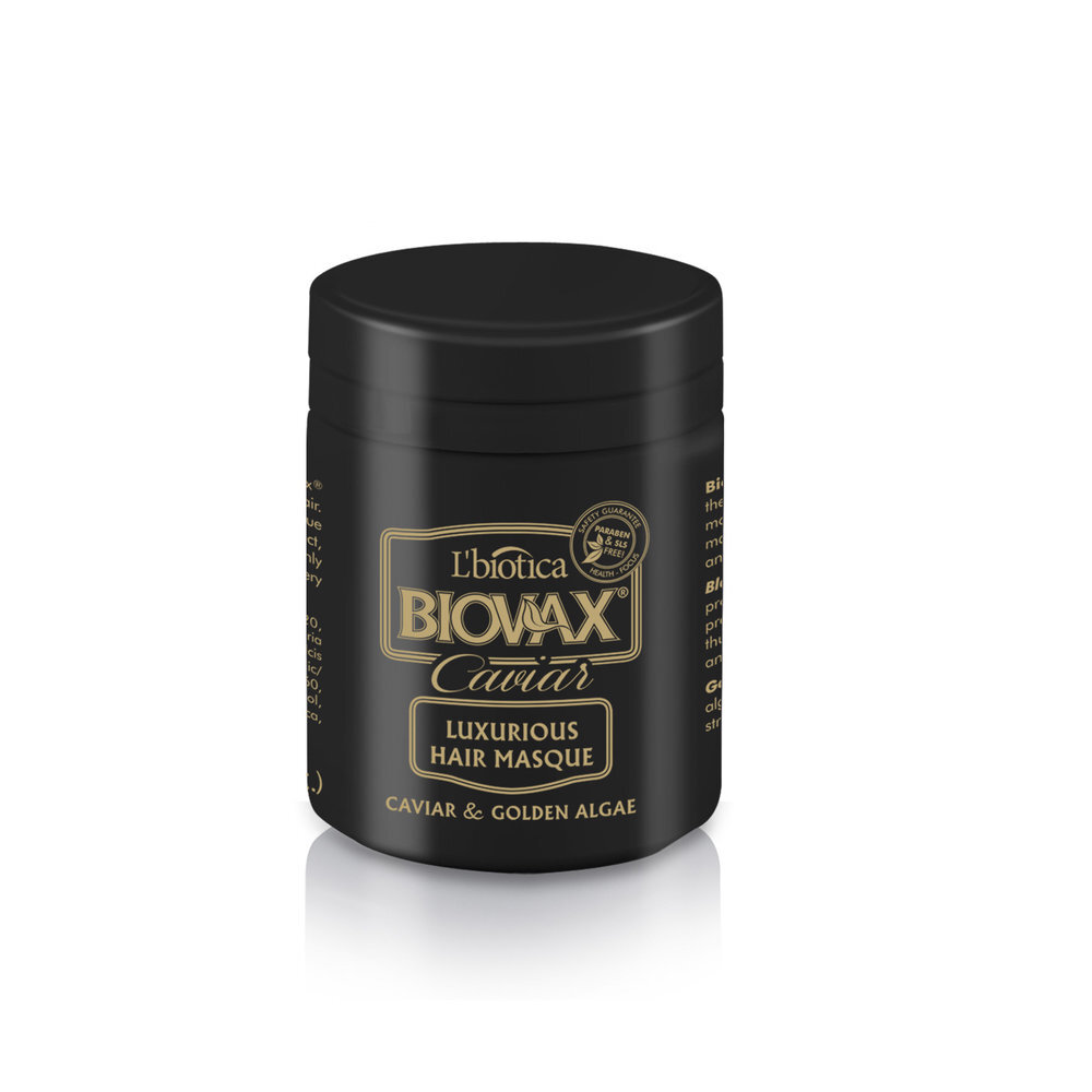 Hiusnaamio BIOVAX LUXURIOUS CAVIAR, 125 ml hinta ja tiedot | Hiusnaamiot, öljyt ja seerumit | hobbyhall.fi