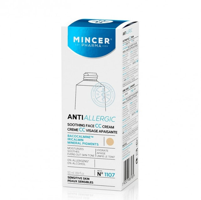 Rauhoittava päivävoide Mincer Pharma Antiallergic No.1107 50 ml hinta ja tiedot | Kasvovoiteet | hobbyhall.fi