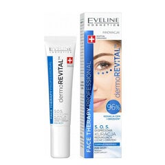 Palauttava silmänympärysvoide Eveline Cosmetics Face Therapy Professional Dermorevital S.O.S. 15 ml hinta ja tiedot | Silmänympärysvoiteet ja seerumit | hobbyhall.fi