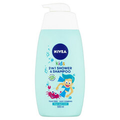 Vauvan suihkugeeli ja shampoo 2 in 1 omenan tuoksulla (2 in Shower & Shampoo) 500 ml hinta ja tiedot | Nivea Kosmetiikka | hobbyhall.fi