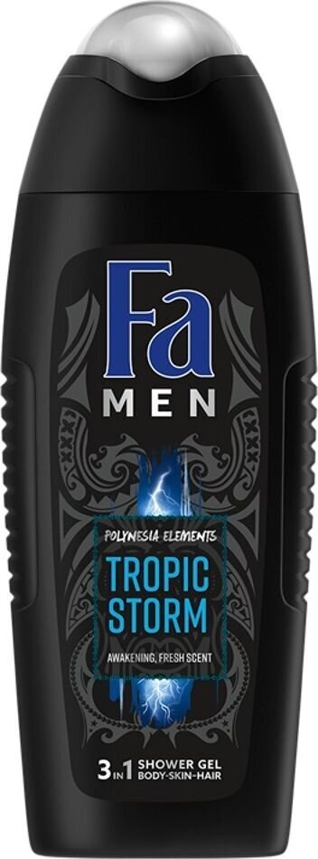 Fa 400ml suihkugeeli Miehet Polynesia Secrets TROPIC STORM (Myrsky) hinta ja tiedot | Suihkusaippuat ja suihkugeelit | hobbyhall.fi