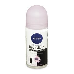 Nivea Invisible For Black & White 48h antiperspirantti 50 ml hinta ja tiedot | Deodorantit | hobbyhall.fi