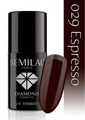 Hybridikynsilakka Semilac 029 Espresso, 7 ml hinta ja tiedot | Kynsilakat ja kynsienhoitotuotteet | hobbyhall.fi