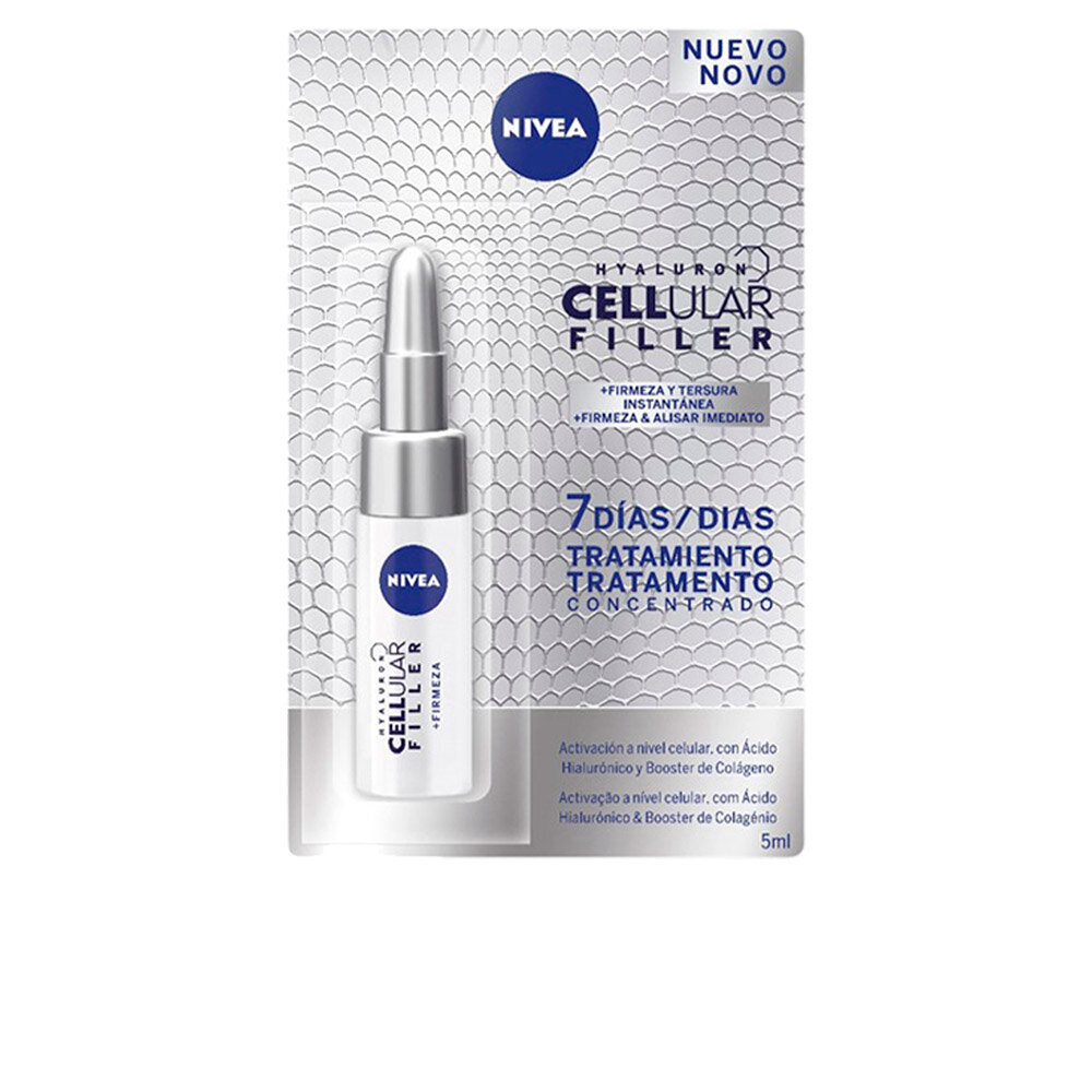 Kiinteyttävä ampullit Hyaluron Nivea (5 ml) hinta ja tiedot | Kasvoöljyt ja seerumit | hobbyhall.fi