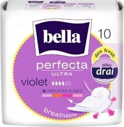 Terveyssiteet Bella Perfecta Ultra Violet, 10 kpl hinta ja tiedot | Tamponit ja terveyssiteet | hobbyhall.fi