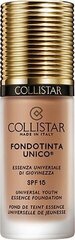 Pohjustusvoide Collistar Fondotinta unico SPF15 6N Caramel, 30 ml hinta ja tiedot | Meikkivoiteet ja puuterit | hobbyhall.fi