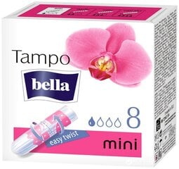 Minitamponit Bella Easy Twist Mini, 8 kpl hinta ja tiedot | Tamponit ja terveyssiteet | hobbyhall.fi