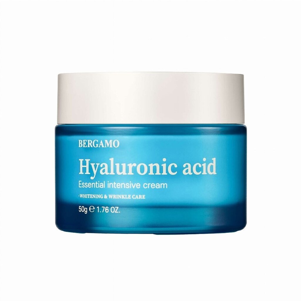 Kosteuttava kasvovoide bergamo Hyaluronic Acid Essential Intensive Cream, 50g hinta ja tiedot | Kasvovoiteet | hobbyhall.fi