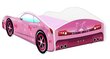 sänky patjalla Car BED-PINK-2, 160x80 cm, pinkki hinta ja tiedot | Lastensängyt | hobbyhall.fi