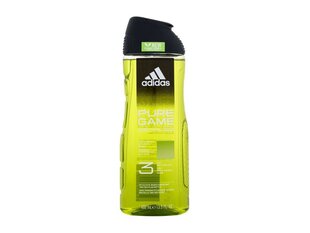 Adidas Pure Game 3in1, Suihkugeeli miehille 400 ml hinta ja tiedot | Suihkusaippuat ja suihkugeelit | hobbyhall.fi