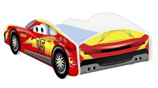 Sänky patjalla Car BED-RED-3, 160x80 cm hinta ja tiedot | Lastensängyt | hobbyhall.fi