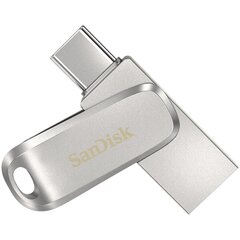 SanDisk Ultra Dual Drive Luxe, 32GB, USB Type-C hinta ja tiedot | Muistitikut | hobbyhall.fi