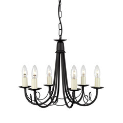 Riippuvalaisin Elstead Lighting Minster MN6-BLACK hinta ja tiedot | Riippuvalaisimet | hobbyhall.fi