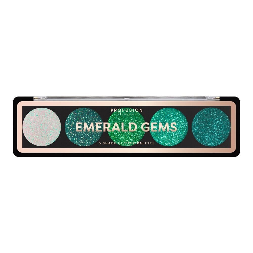 Luomiväripaletti Profusion Emerald Gems hinta ja tiedot | Silmämeikit | hobbyhall.fi