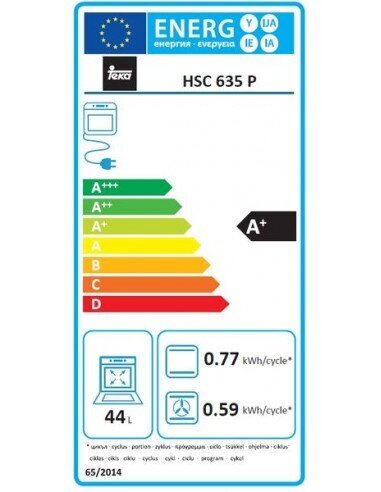 Pyrolyyttinen uuni Teka HSC635P 44 L DualClean 2515W Ruostumaton teräs Musta hinta ja tiedot | Erillisuunit | hobbyhall.fi