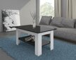Elaiza sohvapöytä, valkoinen/musta hinta ja tiedot | Sohvapöydät | hobbyhall.fi