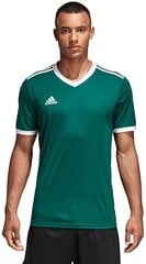 Adidas Tabella 18 T-paita, vihreä hinta ja tiedot | Jalkapallovaatteet ja -varusteet | hobbyhall.fi