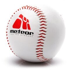 Pesäpallo METEOR 135 g, valkoinen hinta ja tiedot | Baseball | hobbyhall.fi