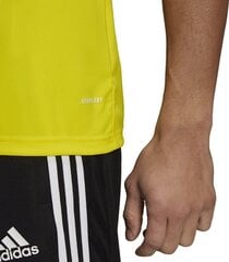 Adidas T-paita, keltainen hinta ja tiedot | Jalkapallovaatteet ja -varusteet | hobbyhall.fi