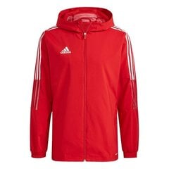 Miesten collegepaita Adidas Tiro 21 Windbreaker M, punainen hinta ja tiedot | Miesten urheiluvaatteet | hobbyhall.fi