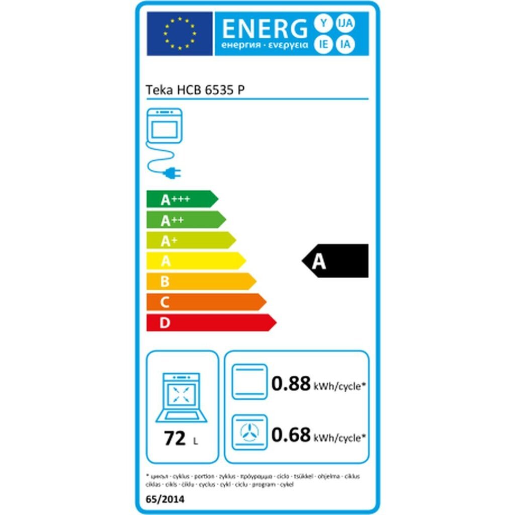 Uuni Teka HCB6535P 70 L 3552W A+ hinta ja tiedot | Erillisuunit | hobbyhall.fi