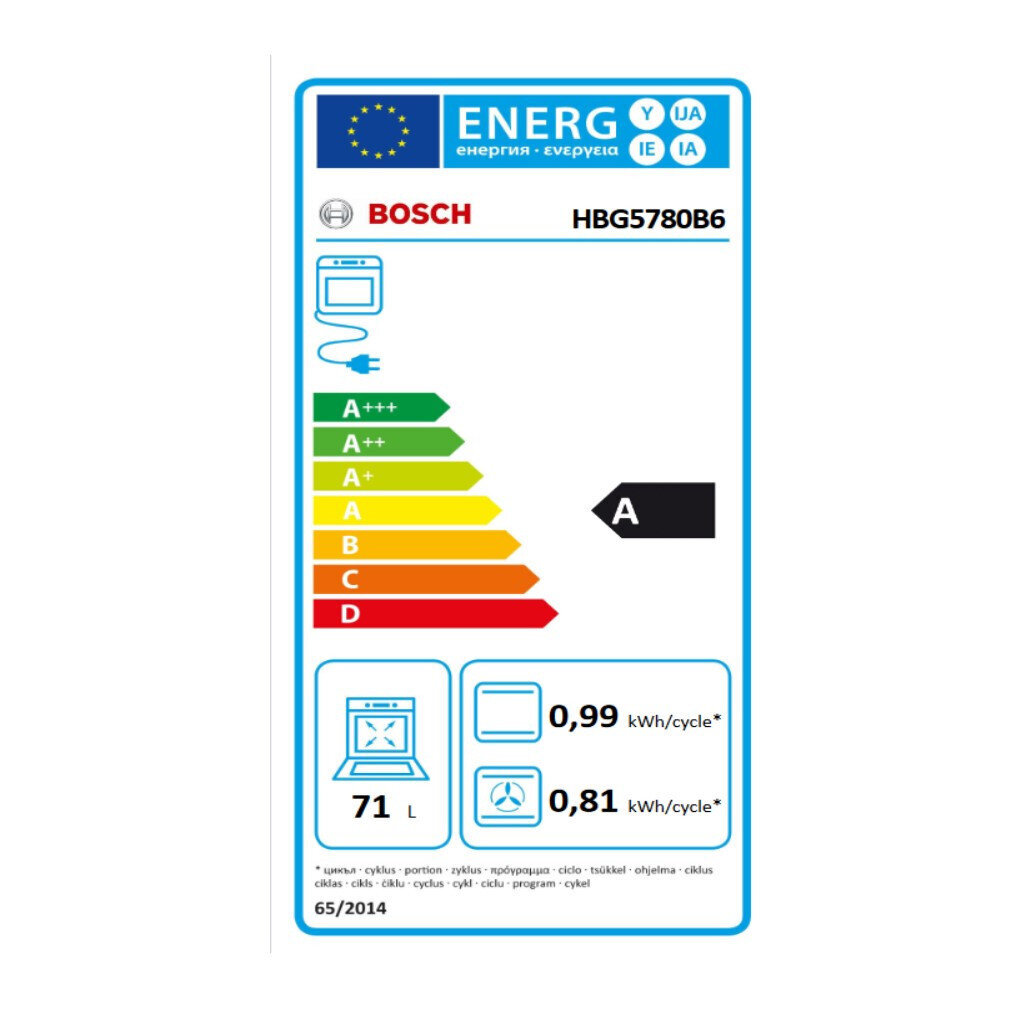 Bosch HBG5780B6 hinta ja tiedot | Erillisuunit | hobbyhall.fi