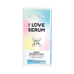 Elvyttävä seerumi kuivalle ja herkälle iholle Soraya I Love -seerumi, 30ml hinta ja tiedot | Kasvoöljyt ja seerumit | hobbyhall.fi