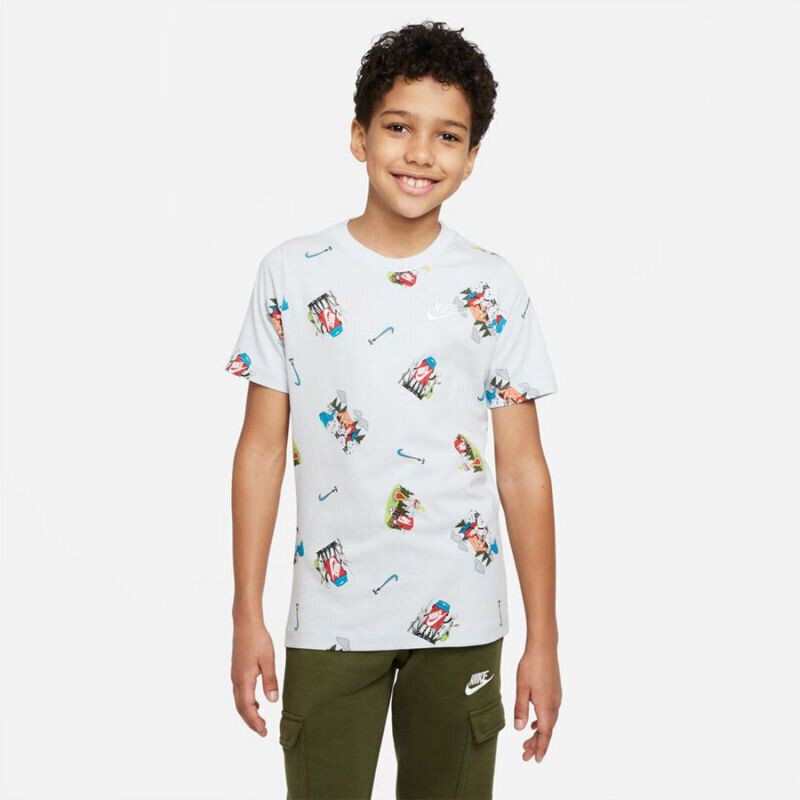 Nike T-paita lapsille Tee AOP Jr hinta ja tiedot | Poikien paidat | hobbyhall.fi