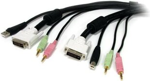 StarTech USBDVI4N1A6, DVI hinta ja tiedot | Kaapelit ja adapterit | hobbyhall.fi