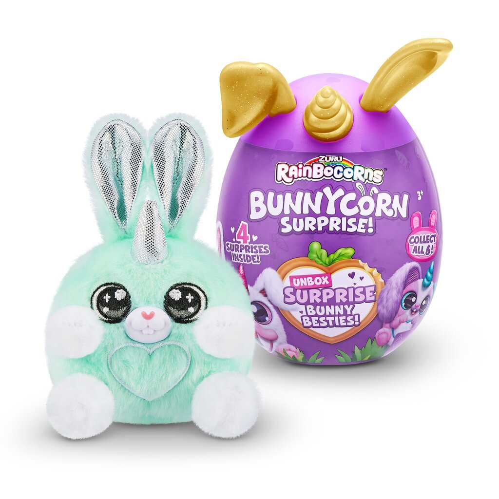 Pehmolelu tarvikkeineen Rainbocorns Bunnycorn, 9260/9260SQ1 hinta ja tiedot | Pehmolelut | hobbyhall.fi