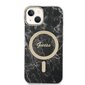 Guess Marble MagSafe yhteensopiva kotelo + langaton laturi iPhone 14:lle Musta hinta ja tiedot | Puhelimen kuoret ja kotelot | hobbyhall.fi