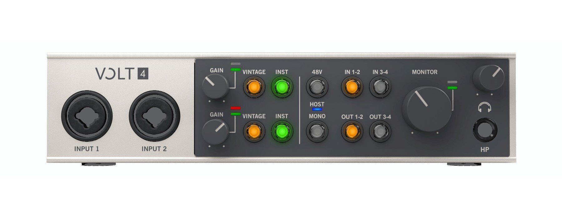 Universal Audio Volt 4 hinta ja tiedot | Soittimien lisätarvikkeet | hobbyhall.fi