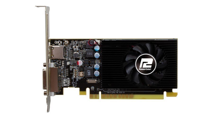 PowerColour AMD Radeon R7 240 2GB 64BIT GDDR5 (AXR7 240 2GBD5-HLEV2) hinta ja tiedot | Näytönohjaimet | hobbyhall.fi