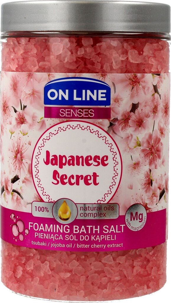 On Line Senses Japanese Secret Kylpysuola 480g hinta ja tiedot | Suihkusaippuat ja suihkugeelit | hobbyhall.fi