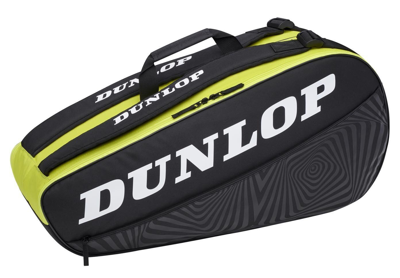 Mailalaukku 6 mailalle Dunlop SX CLUB musta/keltainen hinta ja tiedot | Tennisvälineet | hobbyhall.fi