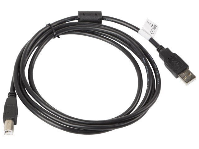 Lanberg, USB 2.0 / A-B, 1.8 m hinta ja tiedot | Kaapelit ja adapterit | hobbyhall.fi