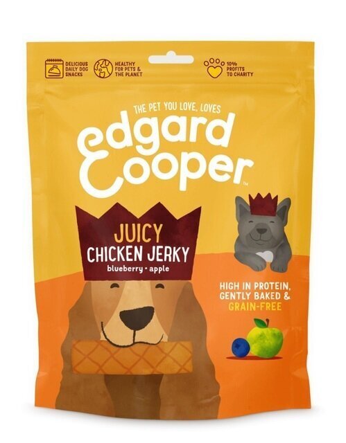 Edgard & Cooper Chicken Jerky, 150 g hinta ja tiedot | Koiran herkut | hobbyhall.fi