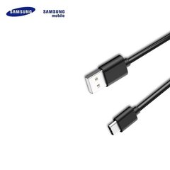 Universal Type-C data- ja latauskaapeli Samsung EP-DW700CBE, 1,5 m, musta (OEM) hinta ja tiedot | Kaapelit ja adapterit | hobbyhall.fi