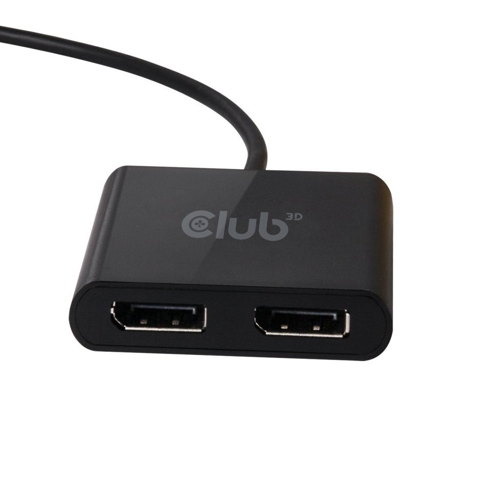 Club 3D USB- A to displayport 1.2 dual monitor 4K hinta ja tiedot | Kaapelit ja adapterit | hobbyhall.fi