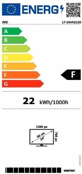 JVC LT-24VH2105 hinta ja tiedot | Televisiot | hobbyhall.fi