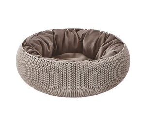 Lemmikin peti Curver Knit, beige hinta ja tiedot | Pedit ja pesät | hobbyhall.fi