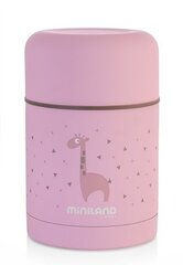 Ruokatermos Miniland, 600 ml vaaleanpunainen hinta ja tiedot | Miniland Lapset | hobbyhall.fi