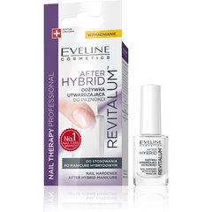 Kynsien tehostaja - hoitoaine Eveline After Hybrid Manicure Nail Harder Revitalum Nail Conditioner, 12 ml hinta ja tiedot | Kynsilakat ja kynsienhoitotuotteet | hobbyhall.fi