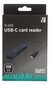 Kortinlukija Deltaco UCR-154, USB-C, SD, Micro SD, M2 hinta ja tiedot | Adapterit | hobbyhall.fi