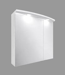 Bruno - Kylpyhuonekaappi, 60x62x24 cm, valkoisen värinen hinta ja tiedot | Kylpyhuonekaapit | hobbyhall.fi