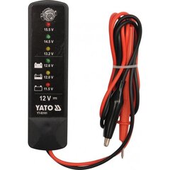 Digitaalinen akkutesteri 12 V YT-83101 YATO hinta ja tiedot | Käsityökalut | hobbyhall.fi