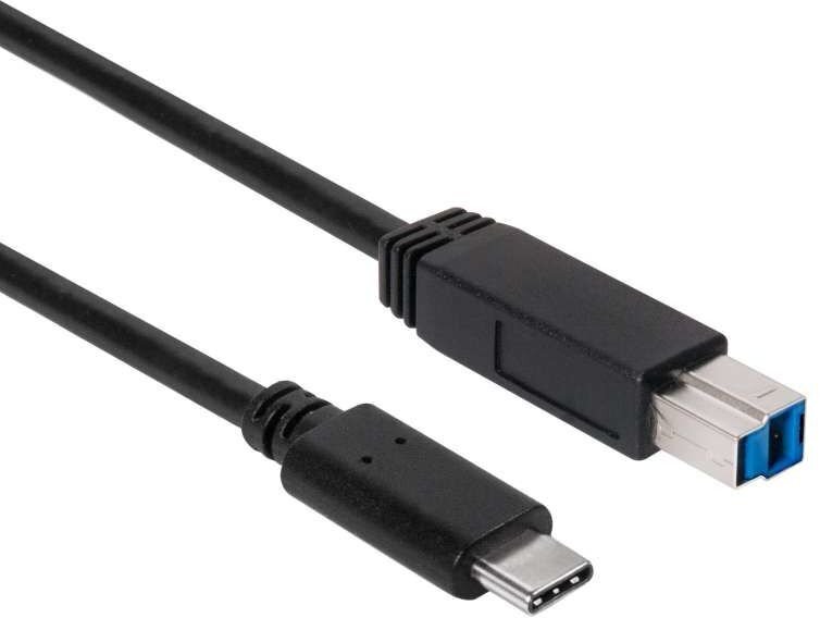 Club 3D (CAC-1524) USB C - USB B, 1 m hinta ja tiedot | Kaapelit ja adapterit | hobbyhall.fi