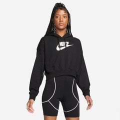Nike naisten collegepaita NSW CLUB FLC GX CROP HDY, musta hinta ja tiedot | Nike Naisten vaatteet | hobbyhall.fi