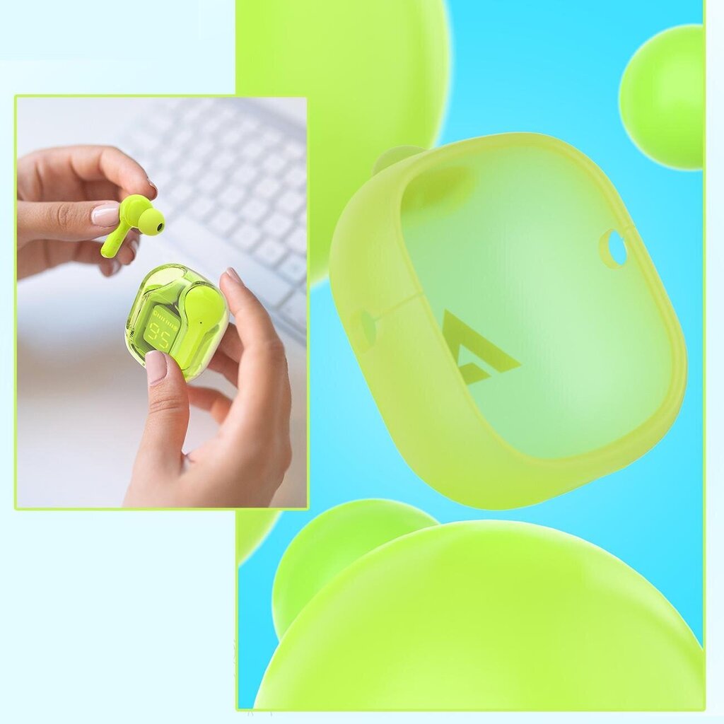 Acefast In-Ear TWS Bluetooth Green hinta ja tiedot | Kuulokkeet | hobbyhall.fi