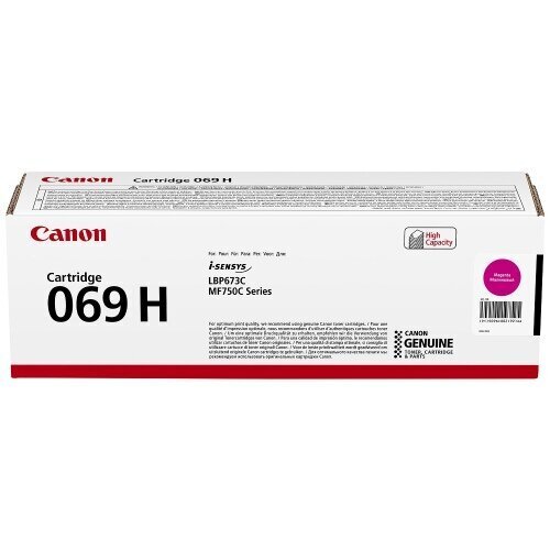 Canon 069H, punainen hinta ja tiedot | Laserkasetit | hobbyhall.fi